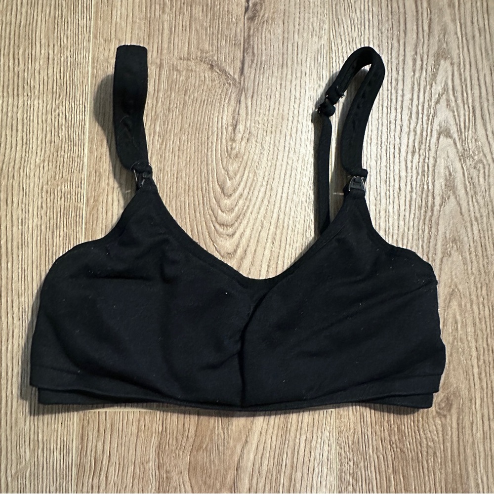 Auden Maternity Black Nursing Bra in Size Small EUC